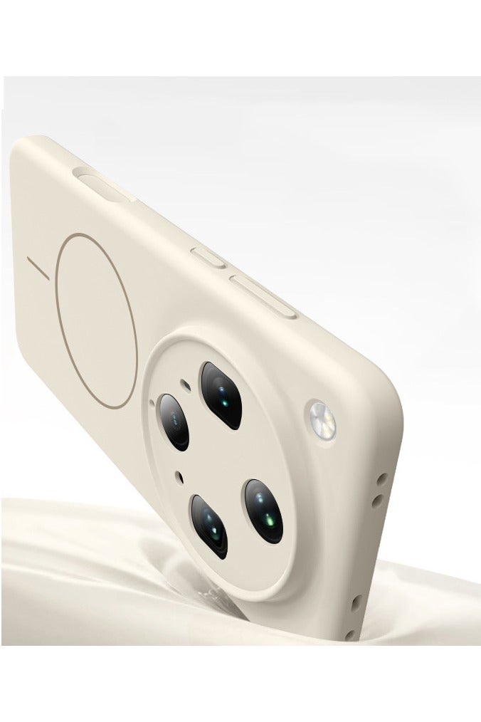 عام غطاء سيليكون سائل واقي، متوافق مع أوبو فايند إكس 8 الترا، حماية شاملة، مقاوم للصدمات والخدوش، مع طبقة داخلية ناعمة من مايكروفايبر. - Image 3