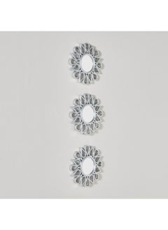 Home Box Faiz 3-Pieces Decorative Mirror Set 25 X 25Cm  - Image 1