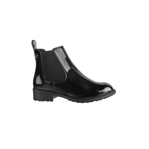 Mochi Women Black Patent Leather Ankle Boot UK/6 EU/39 (31-88) - Image 3
