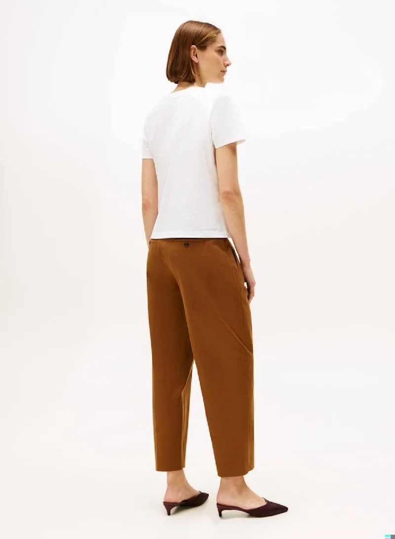 TOMMY HILFIGER TH Crest Embroidery Crew Neck T-Shirt