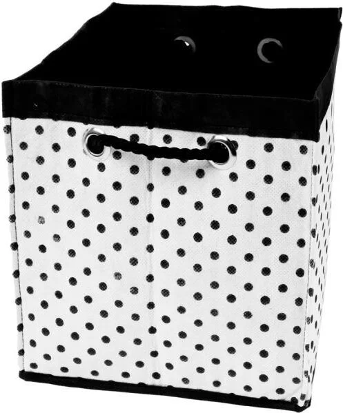 Magic Lady Polka Dot Patterned Baby Room 3-Piece Organizer Newborn Organizer Basket Box Set with Handle