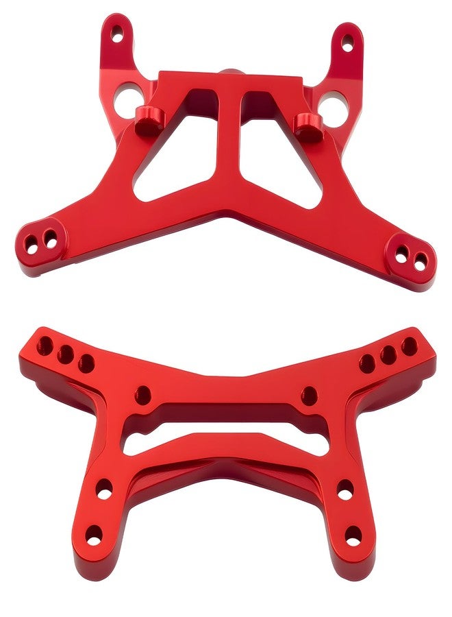 FSDKEDUF Aluminum Front & Rear Shock Towers for Losi Micro-B & Micro-T – Durable CNC Upgrade Parts RC Car Accessories for Performance & Replacement (Red) - Image 5