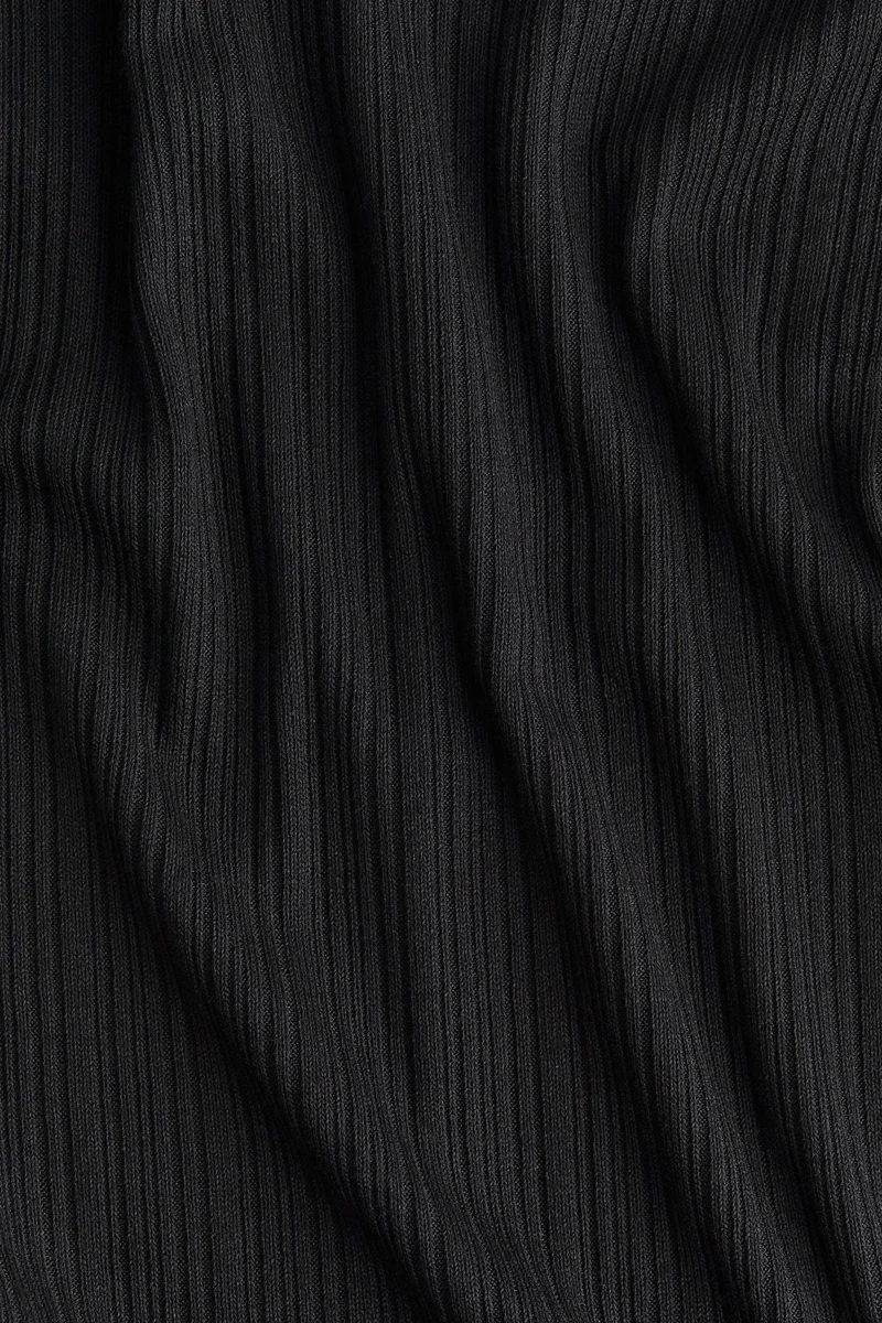 H&M Ribbed asymmetric dress