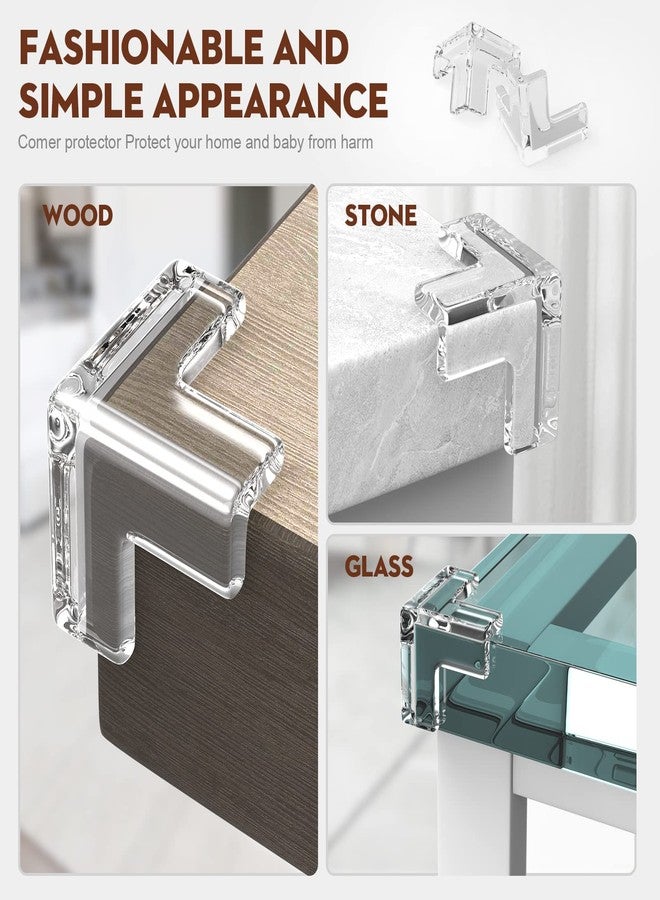 NOMAZO Corner Protector for Baby, Protectors Guards - Furniture Corner Guard & Edge Safety Bumpers - Baby Proof Bumper & Cushion to Cover Sharp Furniture & Table Edges-ZN-181 - Image 2