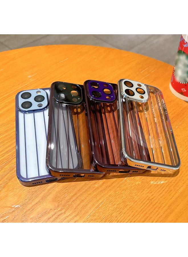 اس-توب جراب لهاتف iPhone 14 من سلسلة Milkyway مصنوع من مادة TPU المطلية بالكهرباء + جراب هاتف PC - Image 2