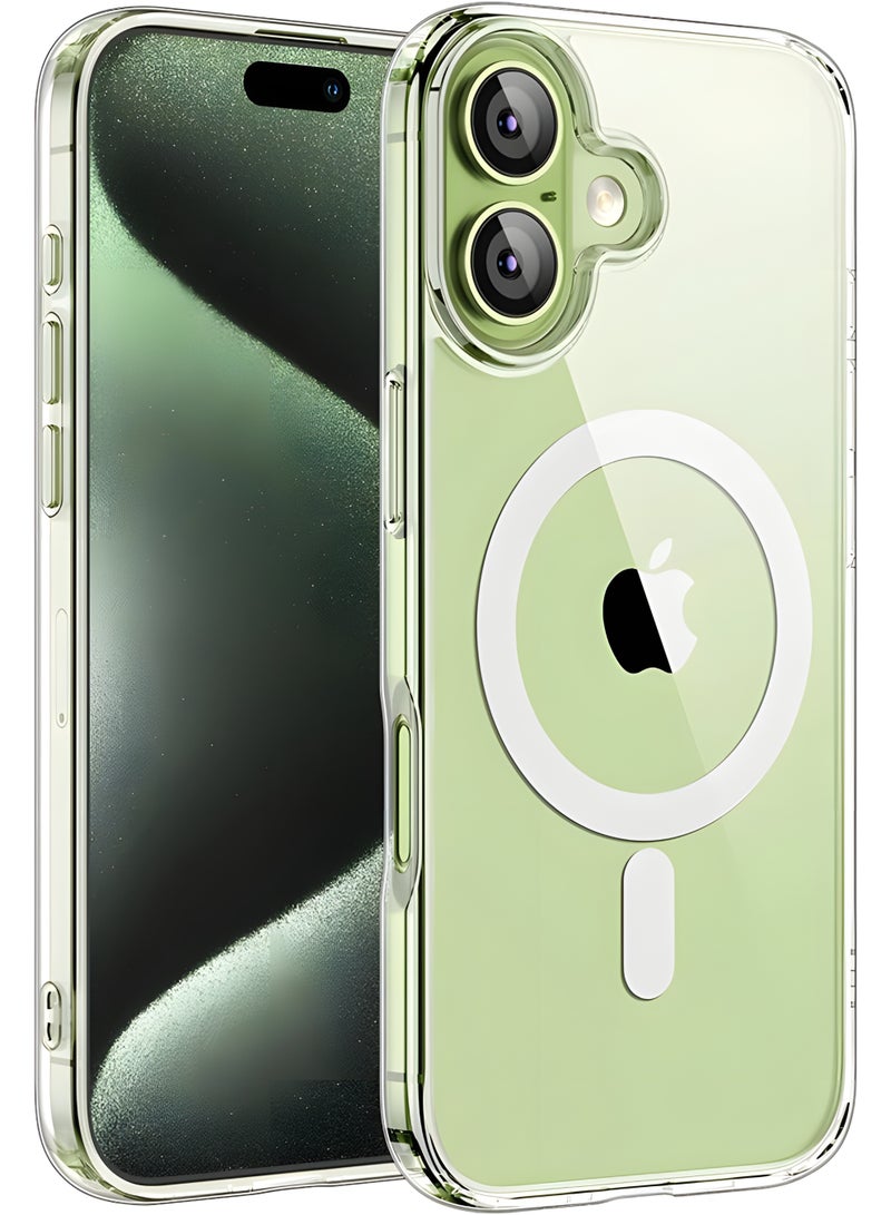 Magsafe Case for iPhone 17 Magsafe Clear Cover Magnetic Wireless Charging Support, Shockproof Protection, Scratch-Resistant for iPhone 17 - Clear - Image 1