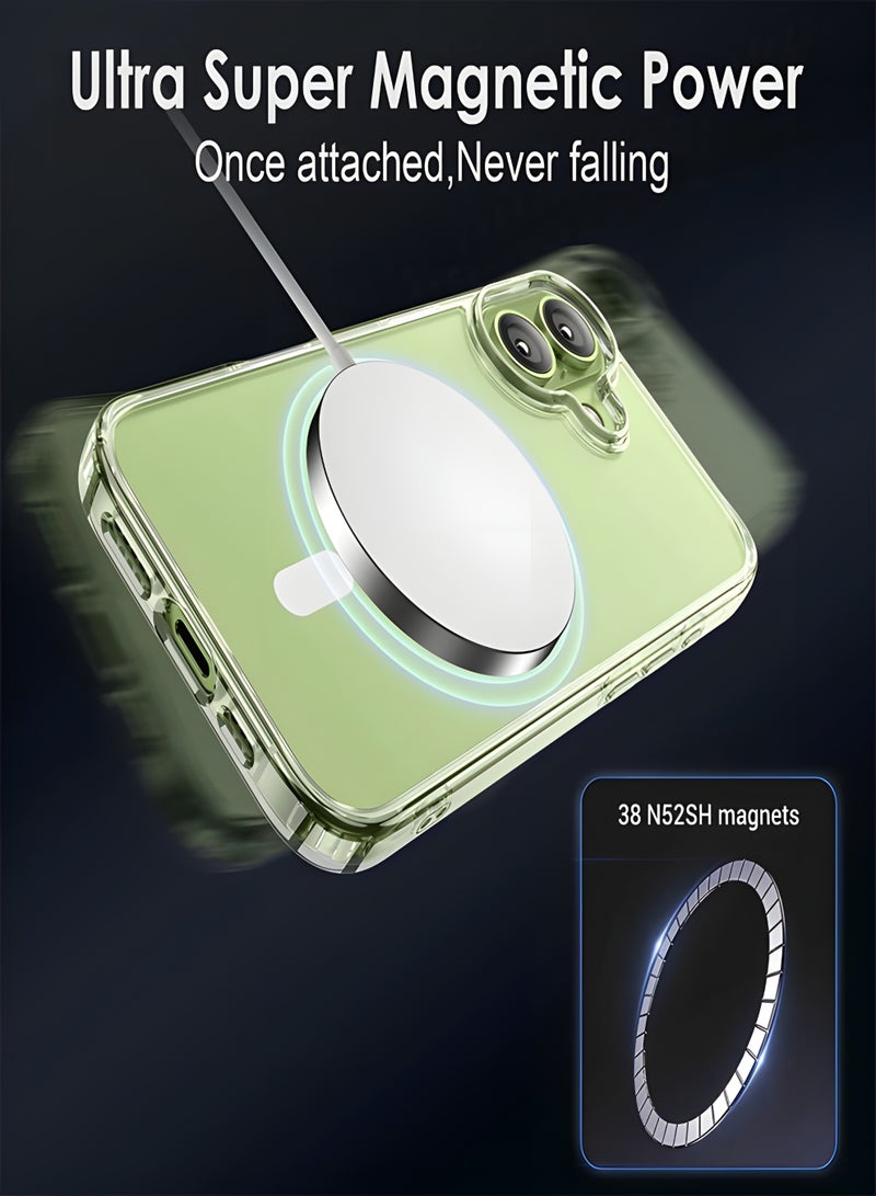 Magsafe Case for iPhone 17 Magsafe Clear Cover Magnetic Wireless Charging Support, Shockproof Protection, Scratch-Resistant for iPhone 17 - Clear - Image 4