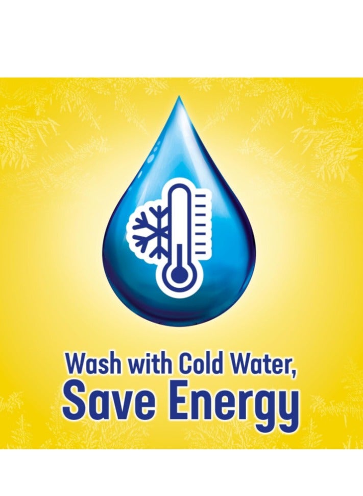 Pril Cold Power Hand Dishwashing Liquid, With 5+ Self-Degreasing Action Power, For removing stubborn stains and unpleasant odors, Lemon, Pack of Two, 2 x 950ML - Image 3