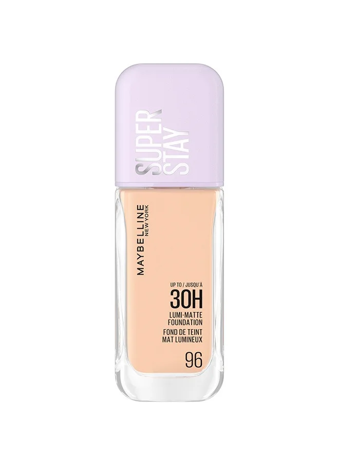 MAYBELLINE NEW YORK Maybelline New York, Super Stay Lumi-Matte Foundation, 30hr Longwear formula 96