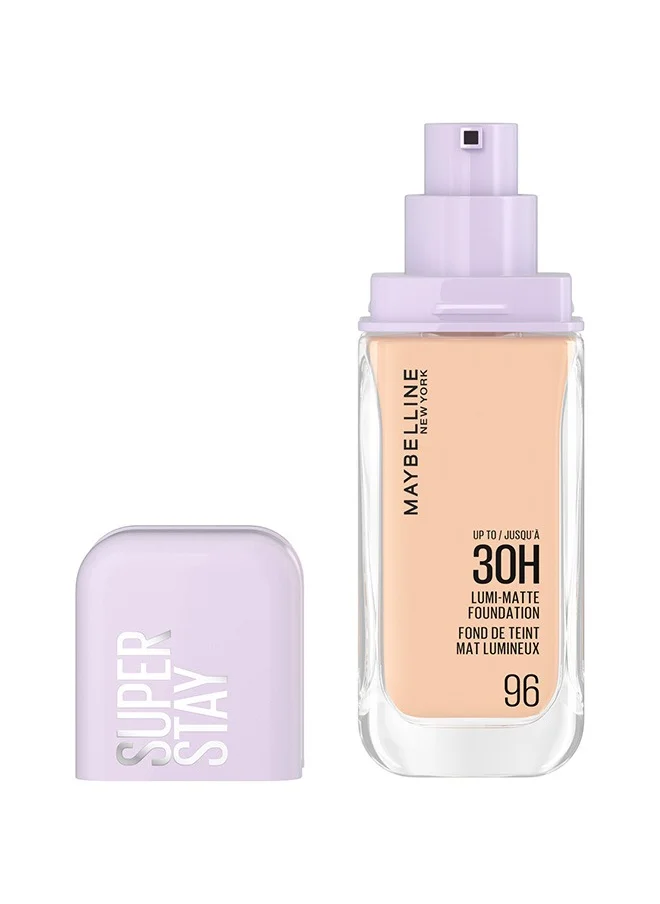 MAYBELLINE NEW YORK Maybelline New York, Super Stay Lumi-Matte Foundation, 30hr Longwear formula 96