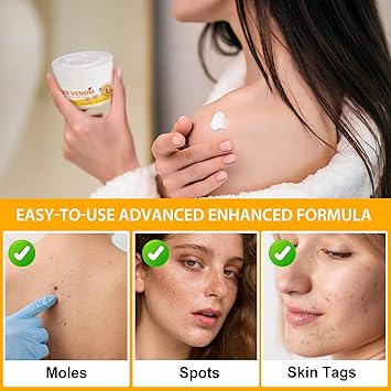 TailaiMei Bee Venom Cream Bee Venom Mole and Wart Cream Bee Venom Wart and Tag RemoverProfessional Bee Venom Repair Cream for All Parts of The Body - Image 2