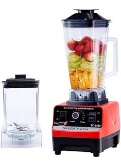 SILVER CREST Silver Crest  4500W Heavy Duty Multi-Purpose Blender with 15 Smart Timers, High Performance Blender for All Uses, With 2 Jars Blades Mixer Juicer for Fruit Food Processor [Sc-1589]  - Image 5