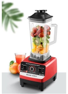SILVER CREST Silver Crest  4500W Heavy Duty Multi-Purpose Blender with 15 Smart Timers, High Performance Blender for All Uses, With 2 Jars Blades Mixer Juicer for Fruit Food Processor [Sc-1589]  - Image 2