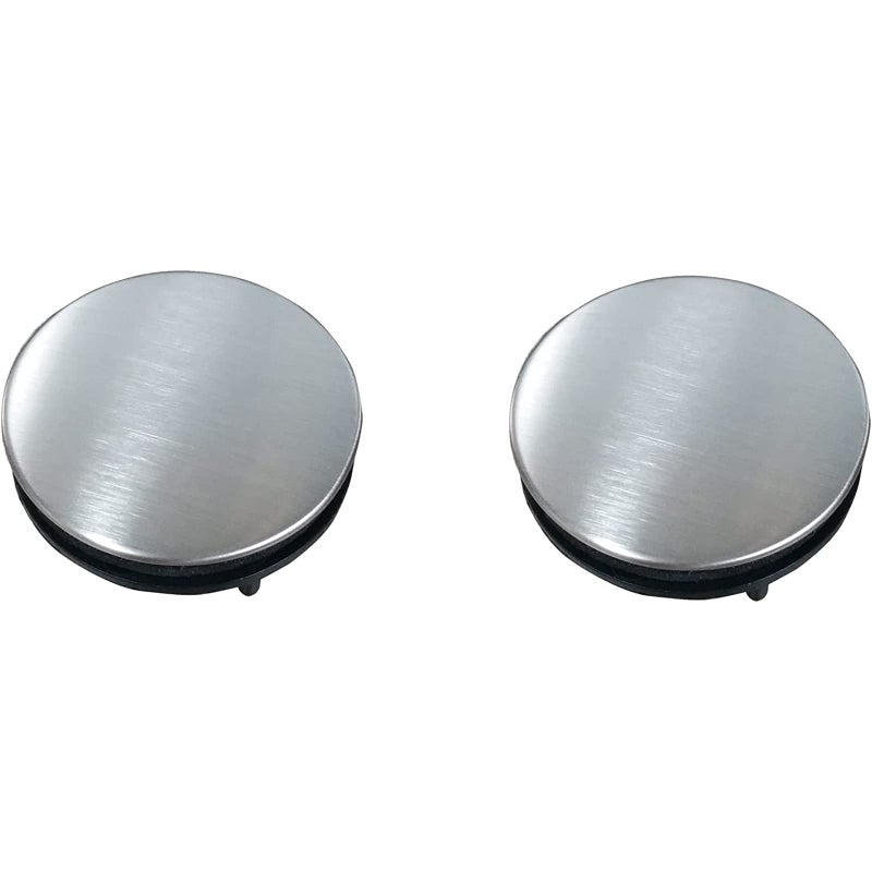 CaoXiong 2 Pack Kitchen Sink Faucet Hole Cover Faucet Hole Cover Stainless Steel (Dia 1.22 to 1.57 Inch, Short) - Image 1