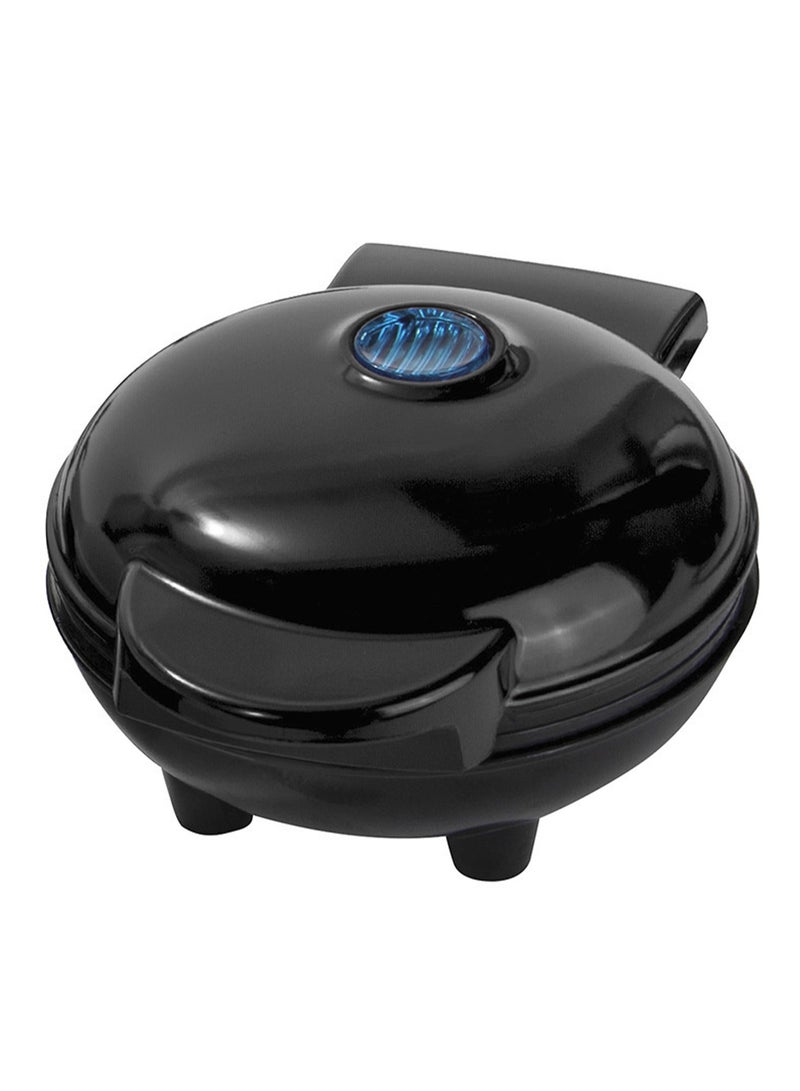 Mini Waffle Maker, Suitable For Making Single Waffles, Hash Browns, Keto Waffles, Easy To Clean, Non-Stick Surface, Ready In Minutes (Black) - Image 1