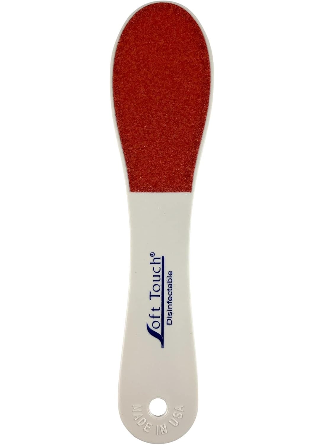 Soft Touch Soft Touch Grinder Foot File Callus Remover Heel Scraper DisinfectableWashable DoubleSided  80120 Grit RedPeach St Tropez Pedicure Tool 