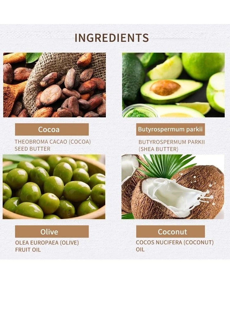 PURC 60g Organic Coconut Conditioner Bar Deeply Moisturizing Hydrating Conditioner Bar for Dry and Damaged Hair Natural Plant Extracts Ingredients Conditioner Bar for Nourishing and Shine - Image 5