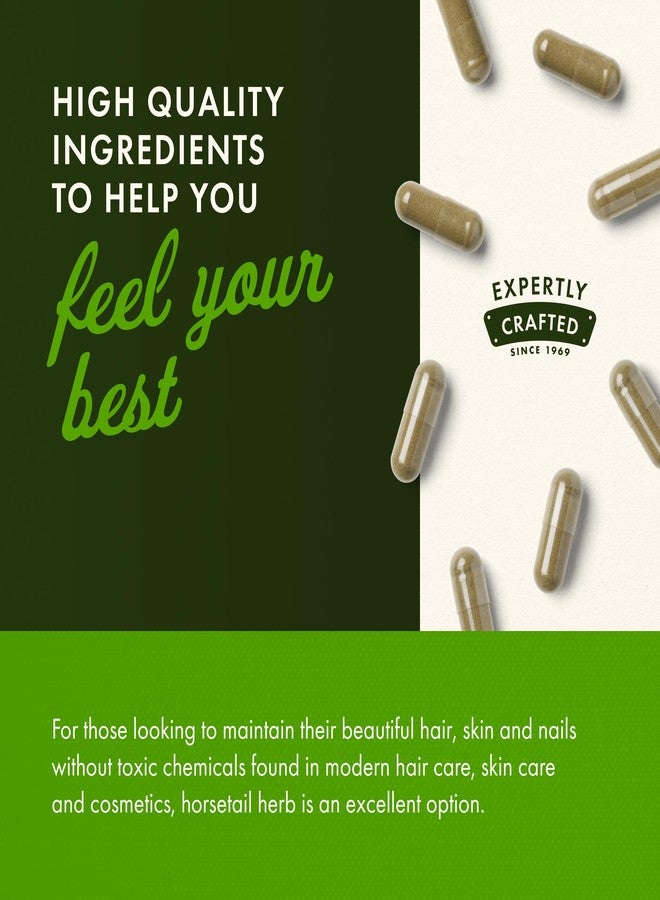 Swanson Horsetail - Herbal Supplement Supporting Healthy Hair, Skin & Nails - Natural Ingredients for Bone Health & Urinary Tract Support - (90 Capsules, 500mg Each) - Image 5