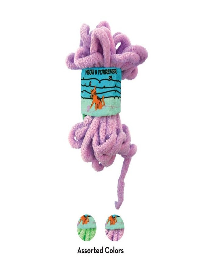 KONG Active Cat Toys - 2 Pack - Durable Interactive Cat Toy Set for Indoor Cats - Promotes Exercise, Hunting Instinct & Play (Scrunchie/Pull-A-Partz Yarnz) - Image 4