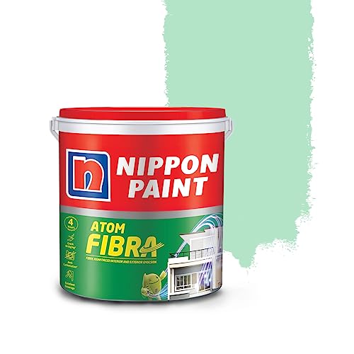 Nippon Paint Atom Fibra 2 In 1 Interior & Exterior Emulsion 1 L Greens (Green) - Image 1