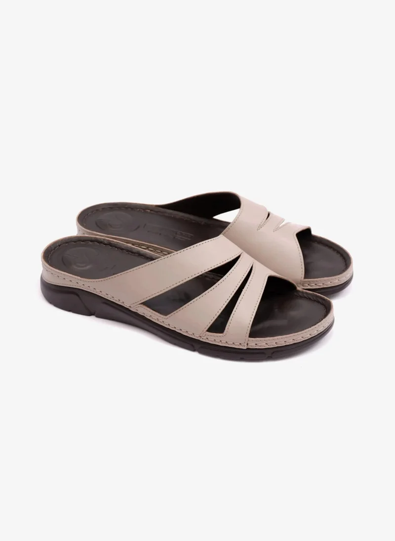 Comfort Plus COMFORT PLUS WOMENS SANDALS WITH FLEXIBLE OUTSOLE STONE