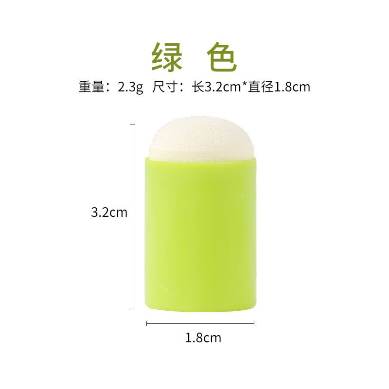 Hand-Account Inkpad Blooming Tool Retro Stamp Daub Diy Sponge Finger Set Functional Lace Ruler 5 Color Selection - Image 1