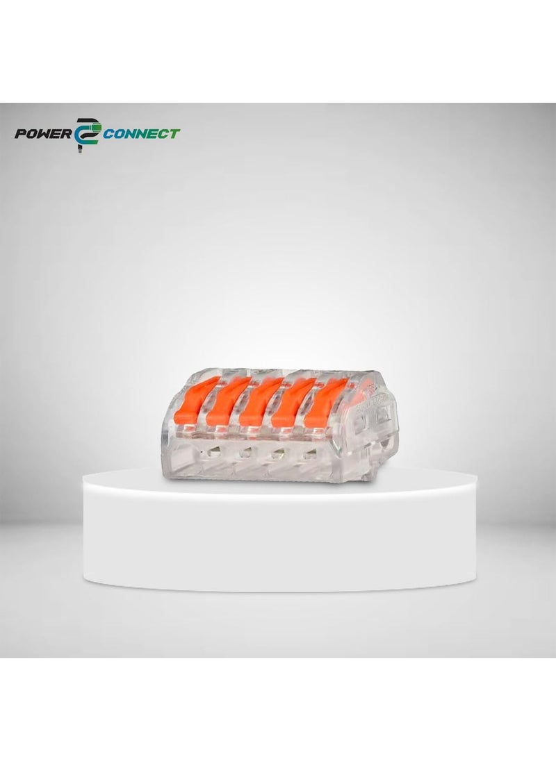 Generic POWER CONNECT 5Lever Releasable Wire Connector SET OF 30 Pcs Spring Force 5Lever Type Wire Connector Type Connector SET OF 30 Pcs  - Image 5