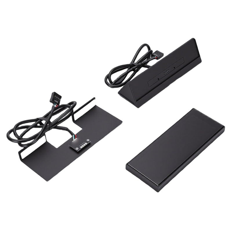 4.6 Inch IPS Secondary Screen For PC With Dynamic Background 360 Degree Rotation Desktop Status Display - Image 2