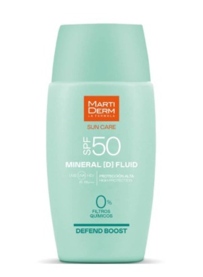 مارتيديرم سائل مارتيديرم للعناية الشمسية المعدنية [D] SPF50 50 مل - Image 1