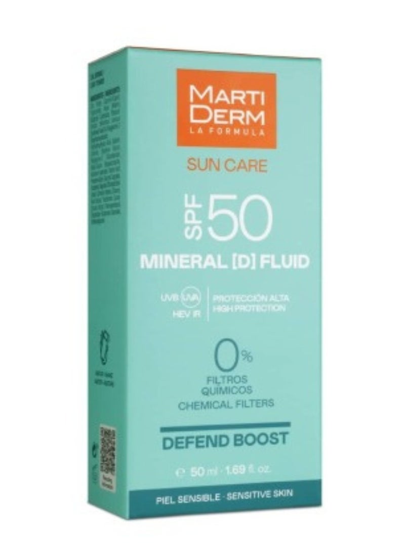 مارتيديرم سائل مارتيديرم للعناية الشمسية المعدنية [D] SPF50 50 مل - Image 2