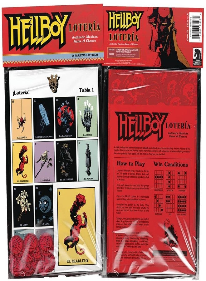 دارك هورس كوميكس لعبة Dark Horse Comics Hellboy Lotería، متعددة الألوان - Image 1