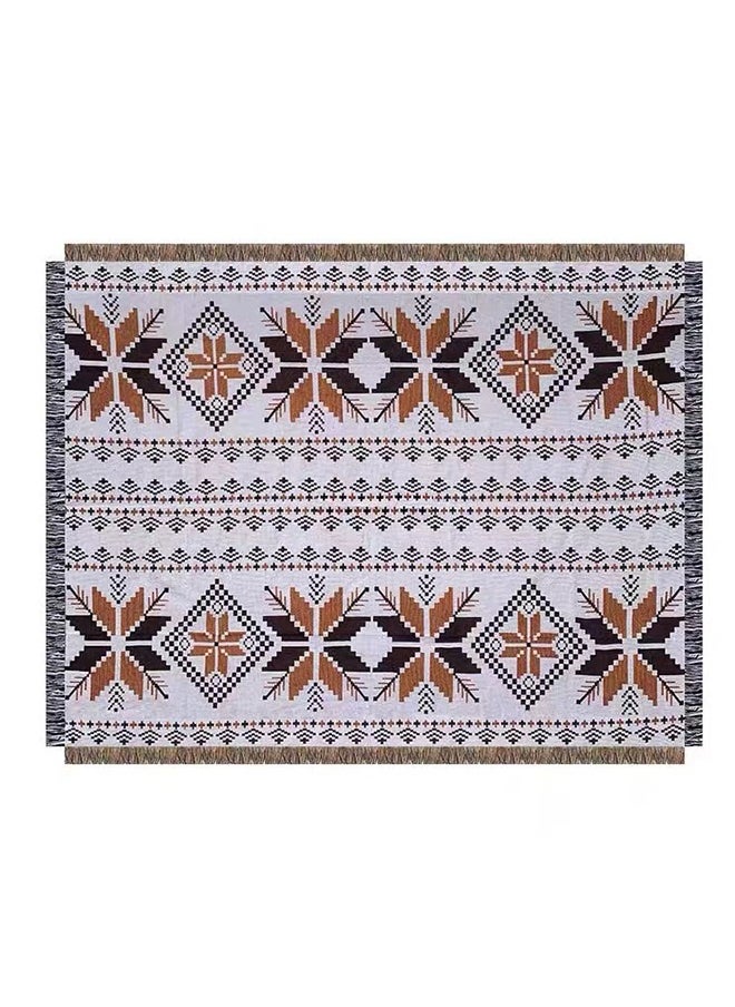Generic - Large Size 180x130 Cm Bohemian Style Multifunctional Picnic Mat Tablecloth Sofa Cushion - Image 1