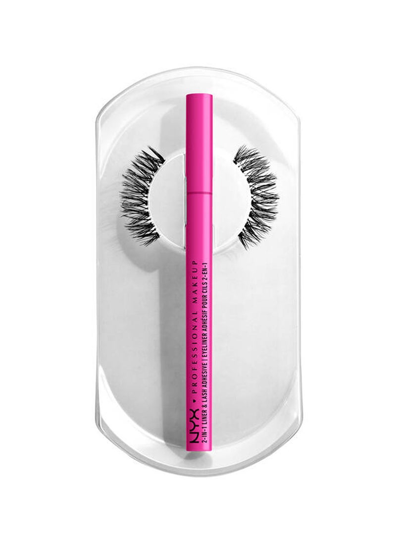 NYX PROFESSIONAL MAKEUP JUMBO LASH 2IN1 LINER & LASH FRINGE KIT  - Image 4