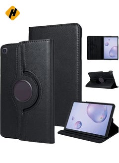 Galaxy Tab A7 Lite Case, Samsung Tab A7 Lite Case, 360° Rotating Multi-Angle Stand, PU Leather Flip Folio Case For Samsung Galaxy Tab A7 Lite T220/T225 Case Black