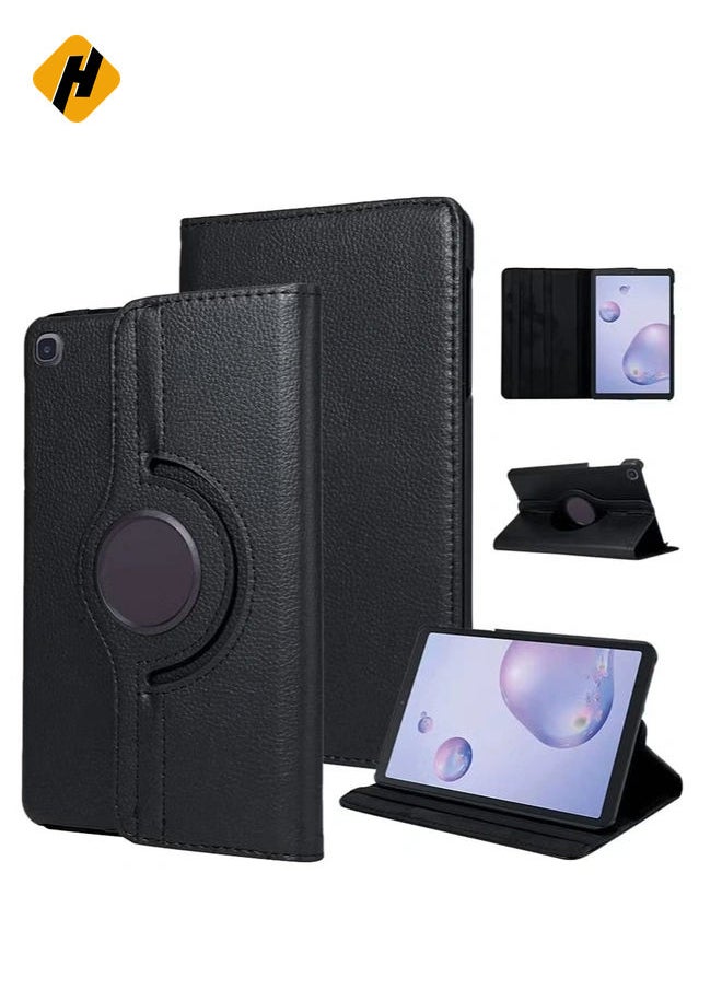 HuHa - Galaxy Tab A7 Lite Case, Samsung Tab A7 Lite Case, 360° Rotating Multi-Angle Stand, PU Leather Flip Folio Case For Samsung Galaxy Tab A7 Lite T220/T225 Case Black - Image 1