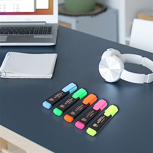 Luxor Highlighter Fluorescent | Assorted | Set of 5 | Versatile: School, Home & Office | Perfect for Professional & Student Work - Image 5