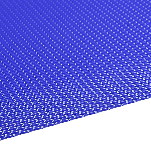 AggAuto شبكة مشبك السيارة العالمية 40"x13" - إدخال مشبك الألمنيوم للسيارات مع ثقب ماسي 4x8mm، واحدة من أكثر الشبكات متعددة الوظائف باللون الأزرق - Image 5