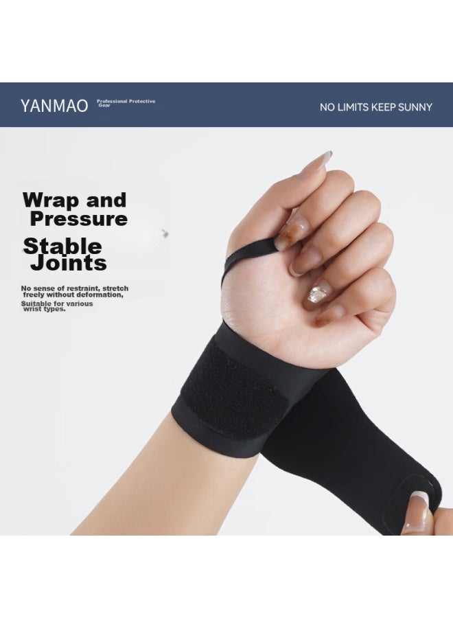 Yanmao Badminton Wristband, Sports, Men's Tfcc, Sprain, Wrist Strain, Tendon Sheath Sleeve, Women's, Compression, Breathable For Summer, 1 Pair - Image 2