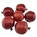 Gresorth 6pcs Lifelike Artificial Pomegranet Decoration Fake Pomegranate Fruit Home Party Kitchen Festival Show - Image 2