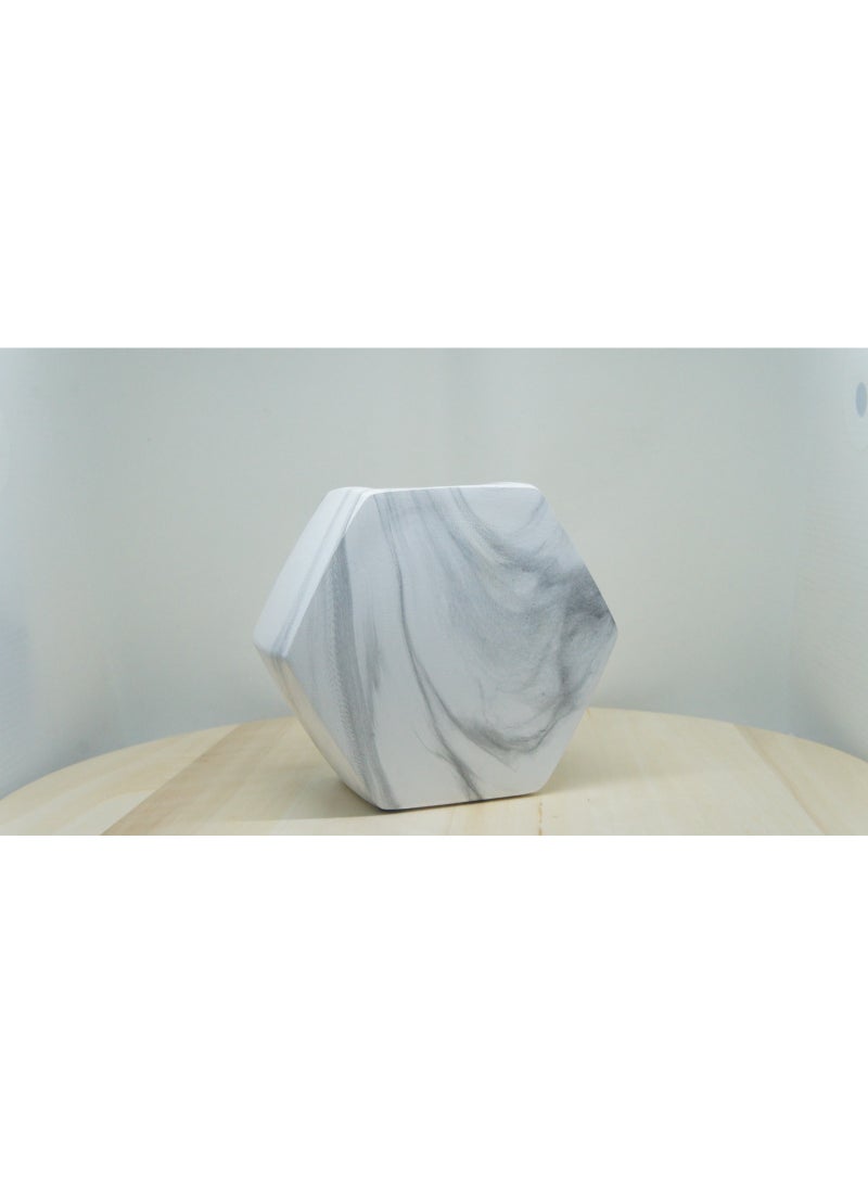 ELEGANT GEOMETRIC CERAMIC VASE