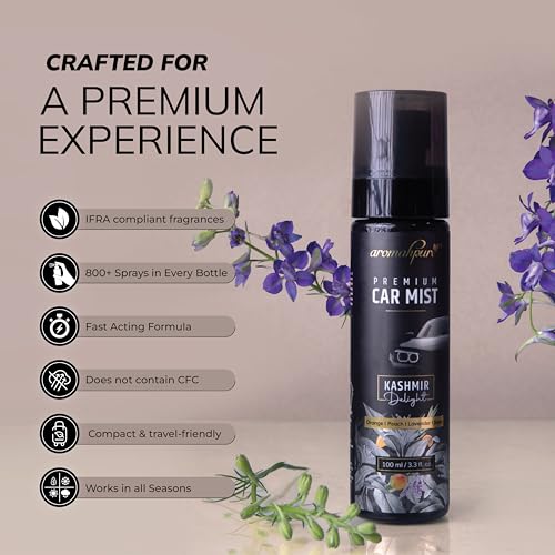Aromahpure Premium Car Mist | Breeze, Delight |100ml | Car Spray Perfume | Luxury Car Perfume | 800 + Sprays Each | Air Perfume, Pack of 2 - Image 5