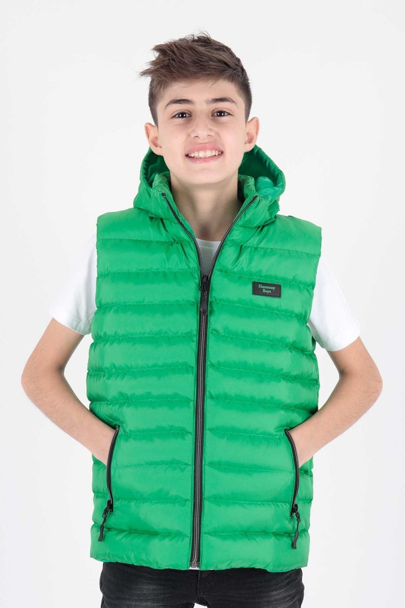 Ahenk Kids AHENGİM BOYS CHILDREN VEST BOYS CHILDREN HOODED PUFF VEST AK215051 - Image 2
