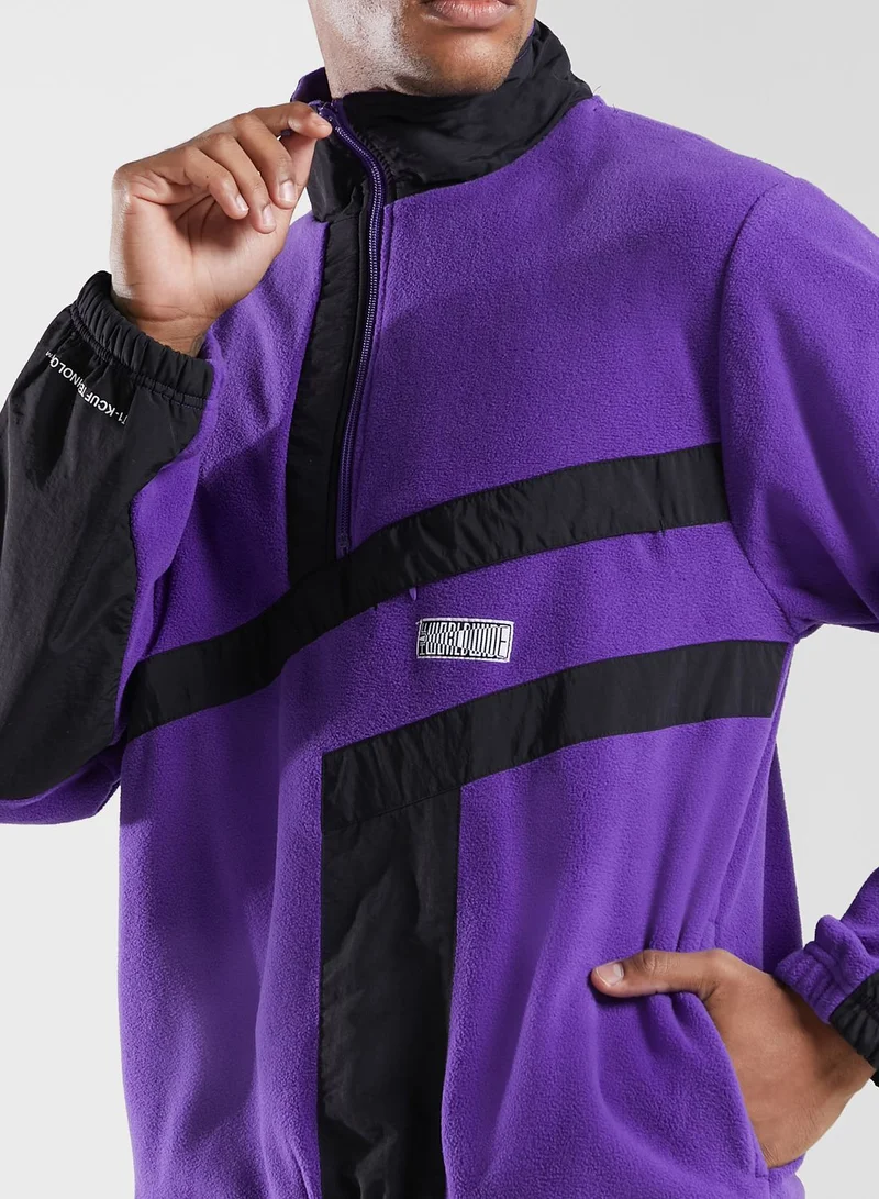 HUF Logo Polar Fleece Sweatshirt