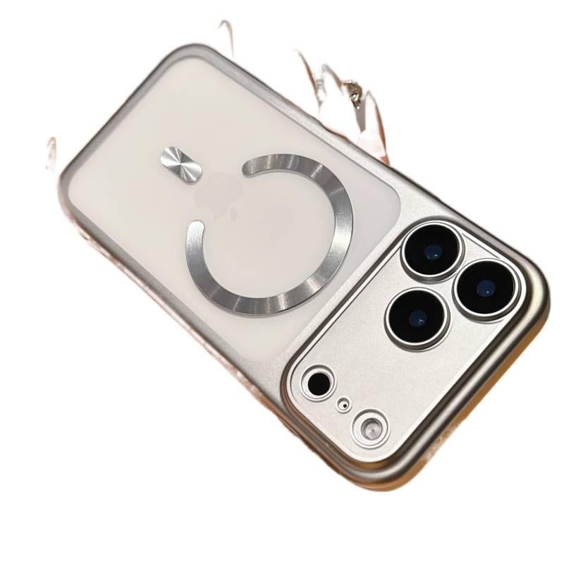 BB PC MagSafe Case for iPhone 17 / 17 Air / 17 Pro / 17 Pro Max with Drop Protection and Strong Magnetic plus Shockproof plus Full Coverage plus Matte Finish in Silver - Image 1