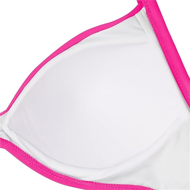 Luckam Women's One Piece Swimsuits, Tummy Control Cutout High Waisted Bathing Suit Wrap Tie Back Swimsuit, 1 Pcs, L Size - Image 5