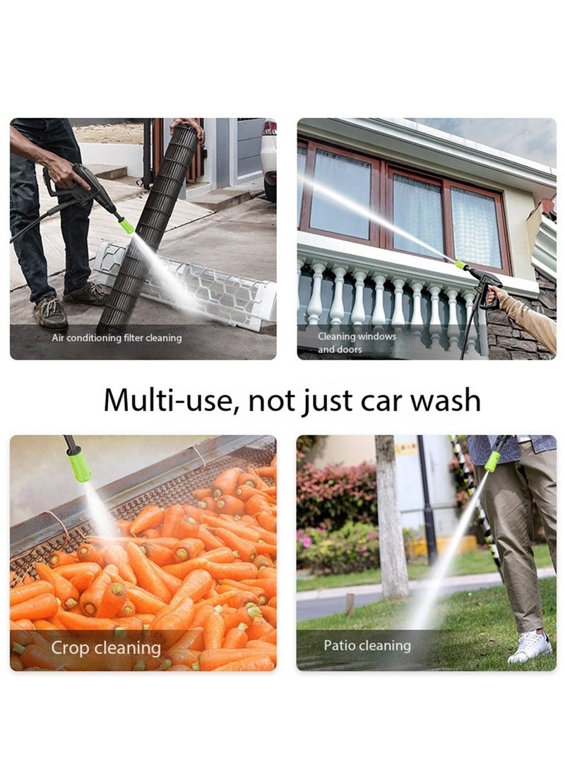 LIMOS - High Pressure Washer 1400W 10MPa Electric Power Washer with 8M Hose 3 Nozzles Foam Cannon Self-Priming & Tap Connection - Image 1