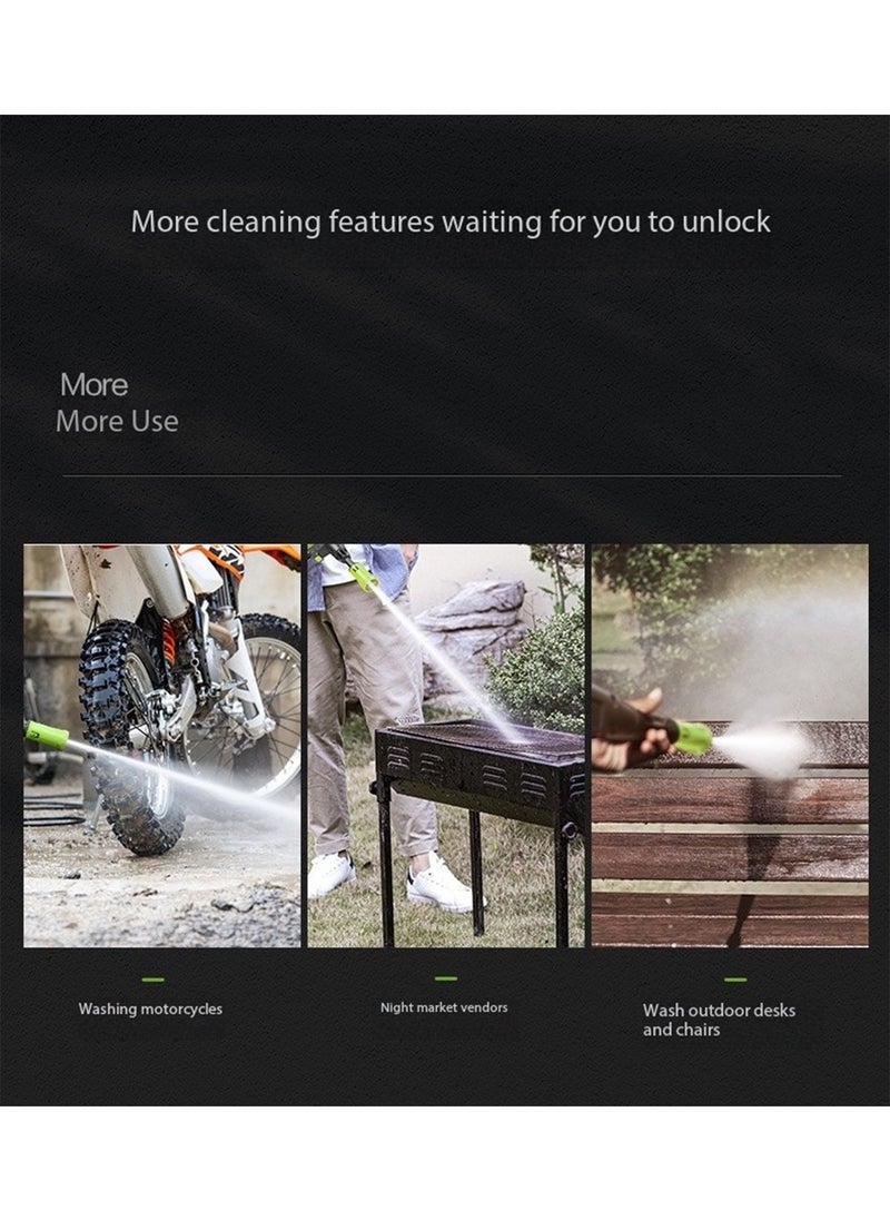 LIMOS - High Pressure Washer 1400W 10MPa Electric Power Washer with 8M Hose 3 Nozzles Foam Cannon Self-Priming & Tap Connection - Image 1