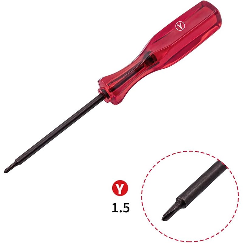 Mcbazel Gam3Gear Tri-Wing & Philips Screwdriver Set for N-Switch GBA NDS DSL Dsi 3DS XL Wii PS4 Controller (Set of 2) - Image 4