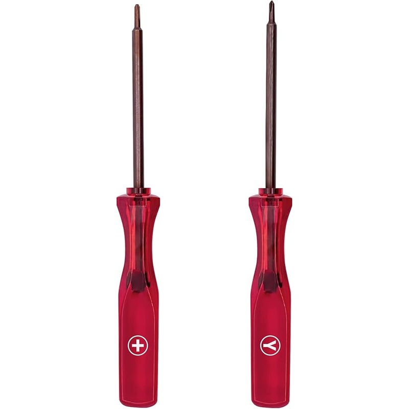 Mcbazel Gam3Gear Tri-Wing & Philips Screwdriver Set for N-Switch GBA NDS DSL Dsi 3DS XL Wii PS4 Controller (Set of 2) - Image 1