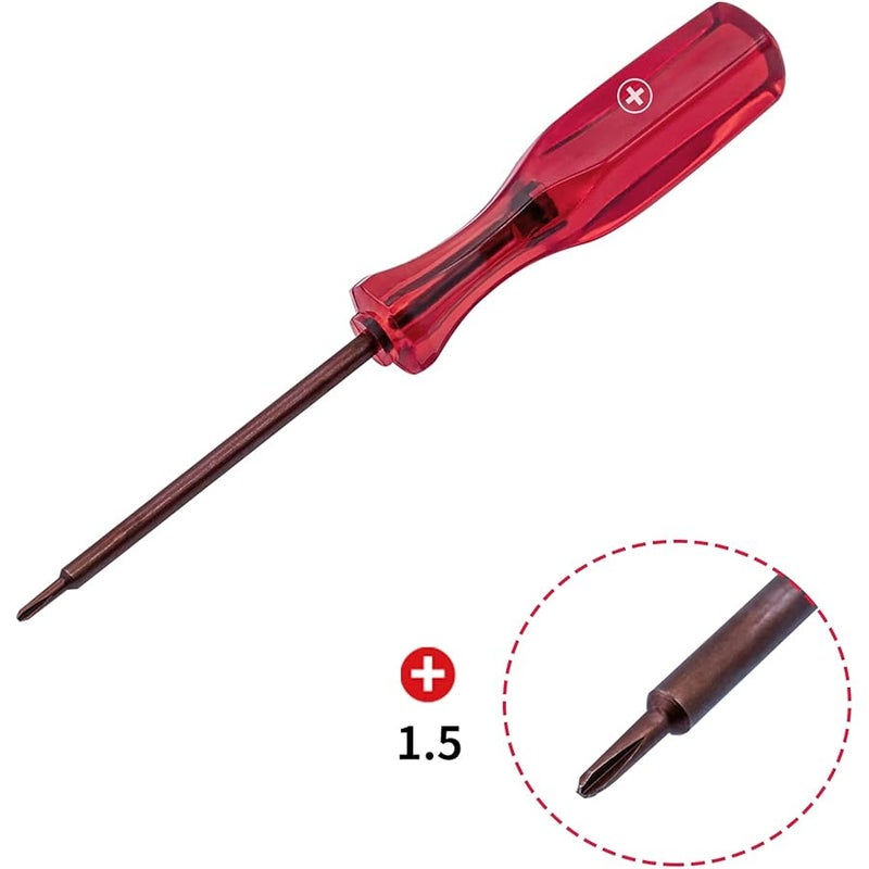Mcbazel Gam3Gear Tri-Wing & Philips Screwdriver Set for N-Switch GBA NDS DSL Dsi 3DS XL Wii PS4 Controller (Set of 2) - Image 3
